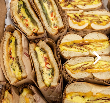 Assorted Omelette Sandwiches (min 10)